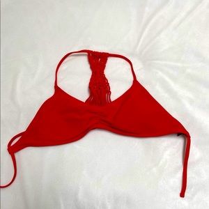 Red Aerie bikini top
